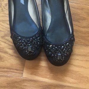 Leather suede beaded embellished rhinestones